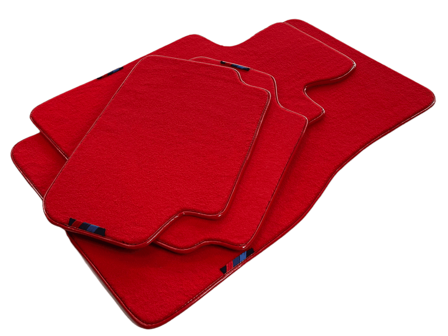 Red Mats For BMW 4 Series G22 Coupe With M Package AutoWin Brand - AutoWin