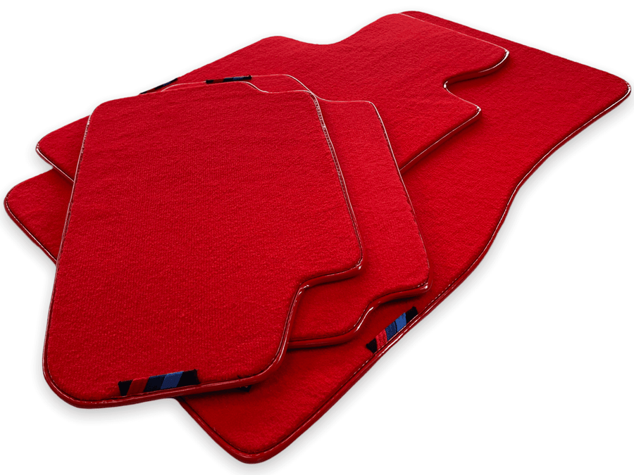 Red Mats For BMW 4 Series G22 Coupe With M Package AutoWin Brand - AutoWin