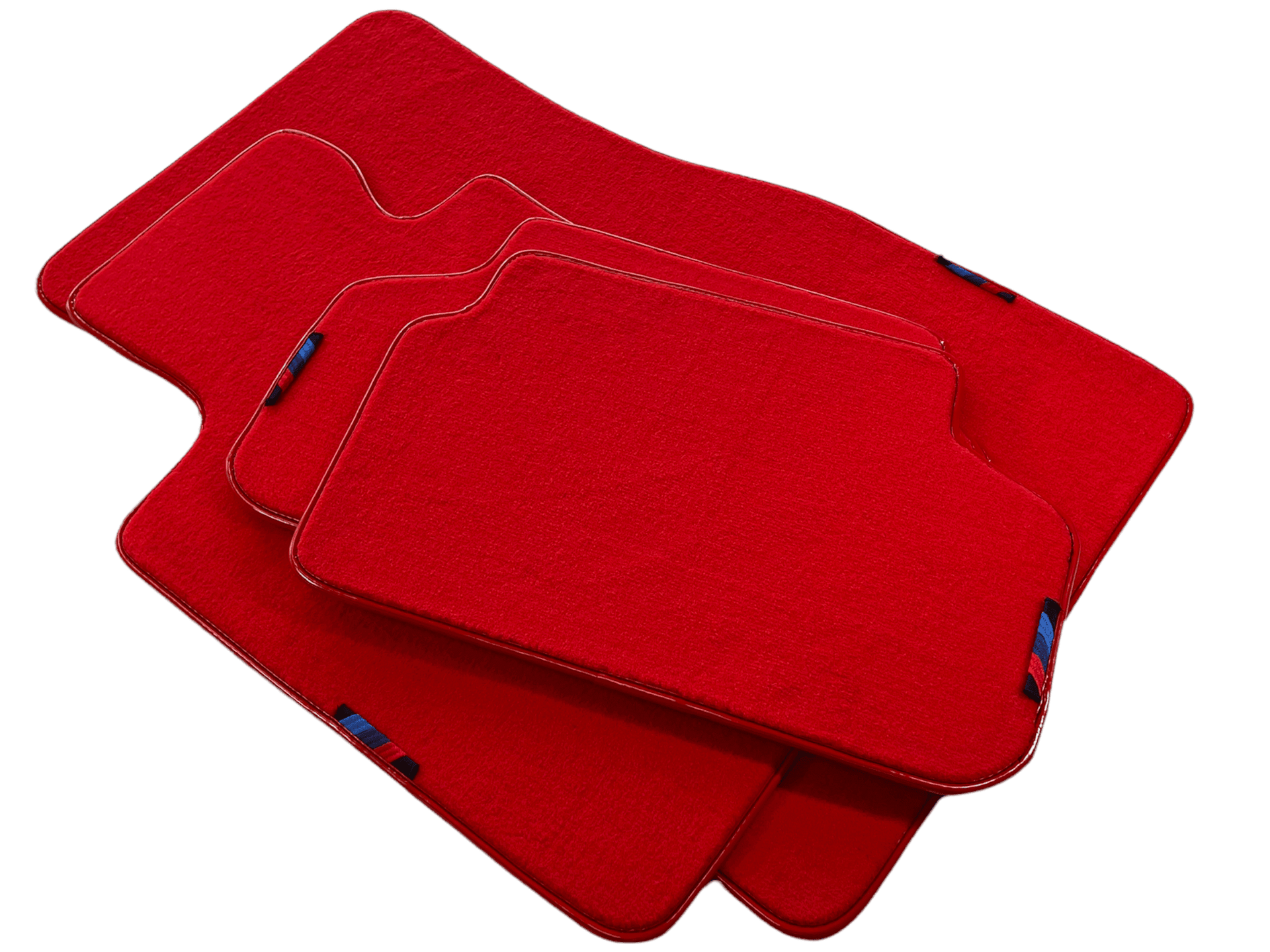 Red Mats For BMW 6 Series E24 Coupe With M Package AutoWin Brand - AutoWin