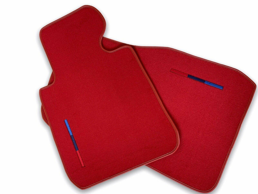 Red Mats For BMW 8 Series E31 2-door Coupe With M Package - AutoWin