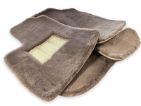 Sheepskin Floor Mats For Bentley Continental GT (2003–2011) Er56 Design - AutoWin
