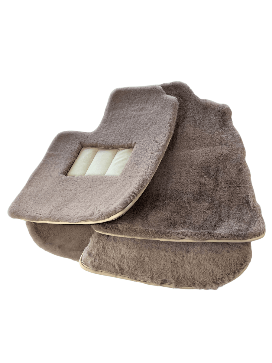 Sheepskin Floor Mats For Bentley Continental GT (2003–2011) Er56 Design - AutoWin