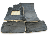 Sheepskin Floor Mats For Rolls Royce Ghost Series II (2021-2024) ER56 Design Brand - AutoWin