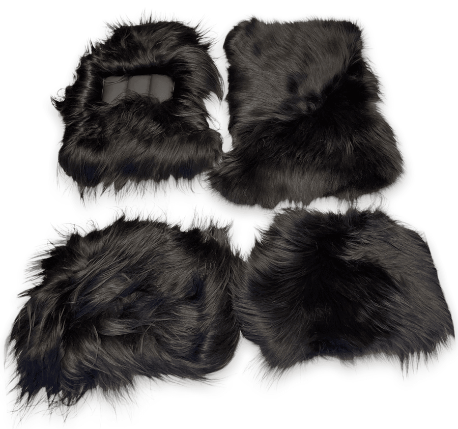 Sheepskin Floor Mats For Rolls Royce Phantom VIII (2017-2024) ER56 Design Brand - AutoWin