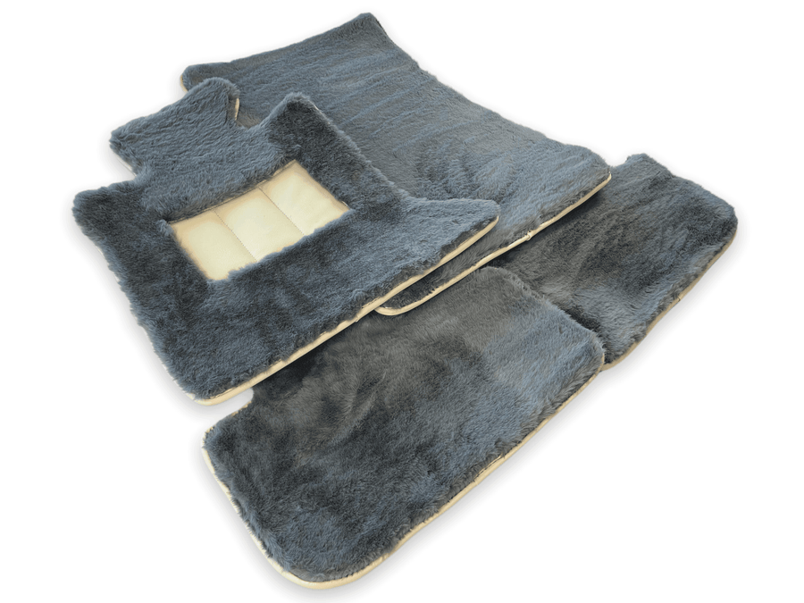 Sheepskin Floor Mats For Rolls Royce Phantom Drophead Coupe 2007–2016 Er56 Design Brand - AutoWin