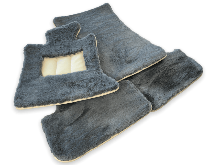 Sheepskin Floor Mats For Rolls Royce Shadow 1965-1977 Er56 Design Brand - AutoWin