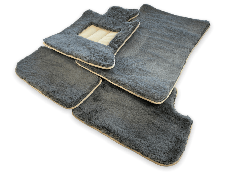 Sheepskin Floor Mats For Rolls Royce Shadow 1965-1977 Er56 Design Brand - AutoWin