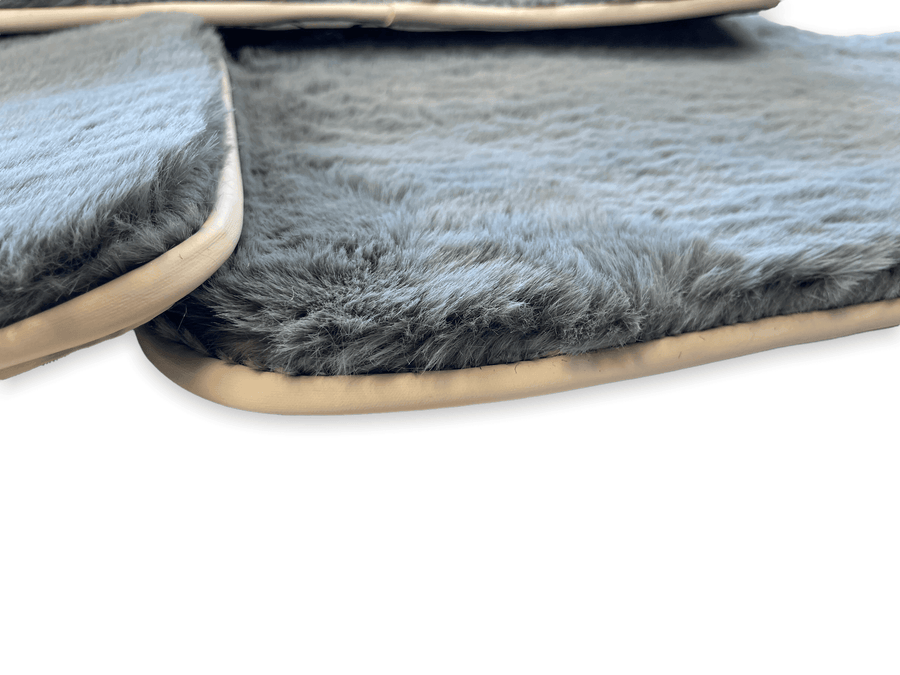Sheepskin Floor Mats For Rolls Royce Shadow 1965-1977 Er56 Design Brand - AutoWin