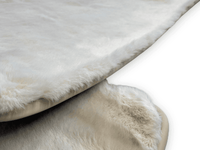 Luxury White Sheepskin Floor Mats for Rolls Phantom