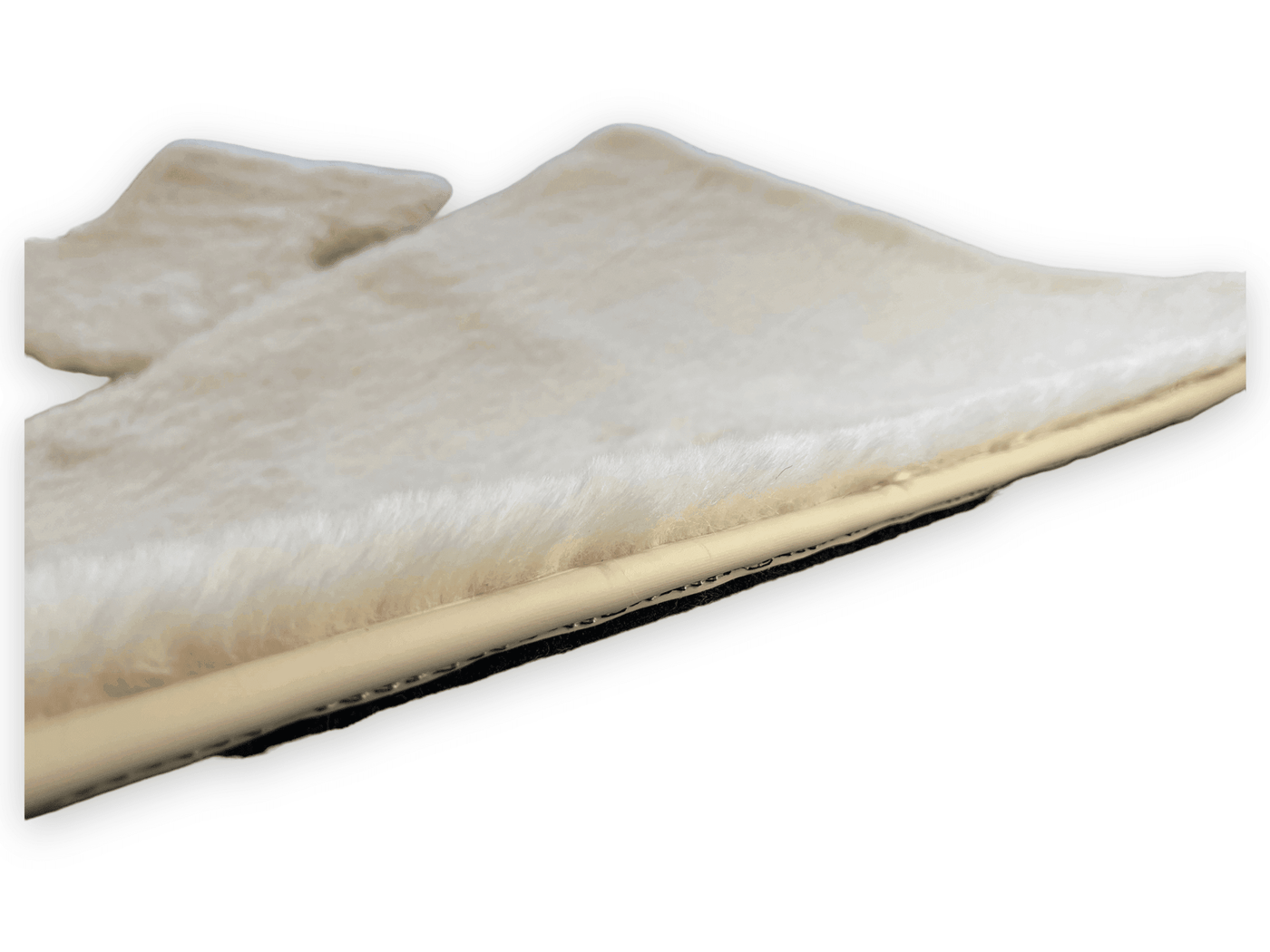 Luxury White Sheepskin Floor Mats for Rolls Phantom