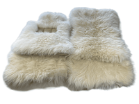 White Sheepskin Floor Mats For Rolls Royce Phantom Drophead Coupe 2007–2016 - AutoWin
